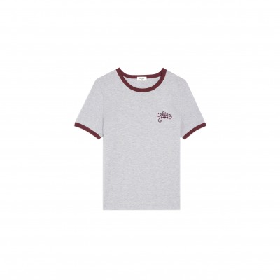 CELINE T-SHIRT IN COTTON JERSEY RX0CV507Z.GDL7